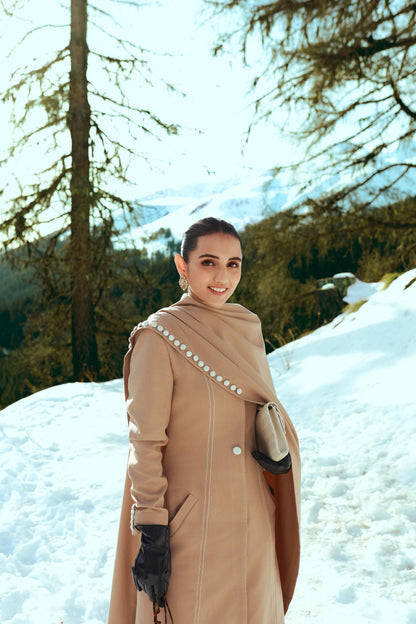 Masoom Minawala in VERIS Overcoat Dress