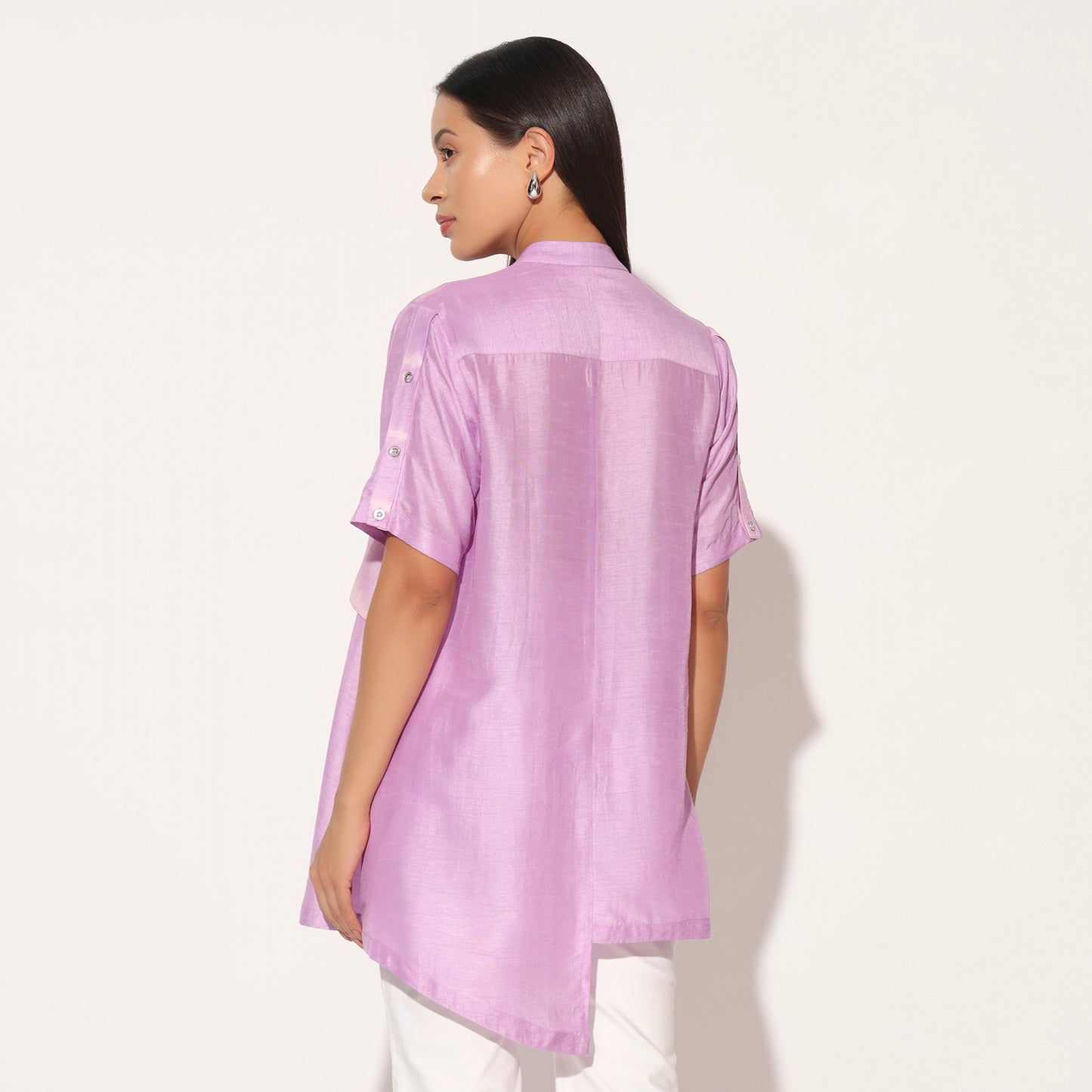 ZEPHYRA SHIBORI STRIPED SHIRT