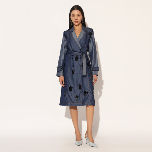 NYVORA TRENCH DRESS
