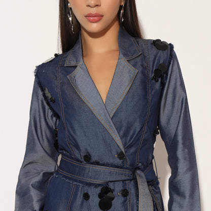 NYVORA TRENCH DRESS