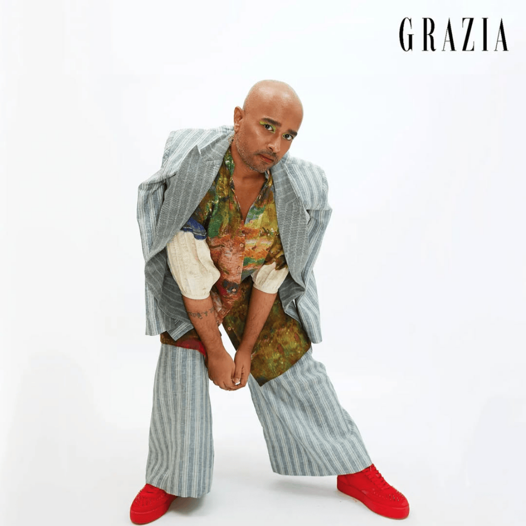 FARAZ ARIF ANSARI IN CASTIEL PANT SUIT